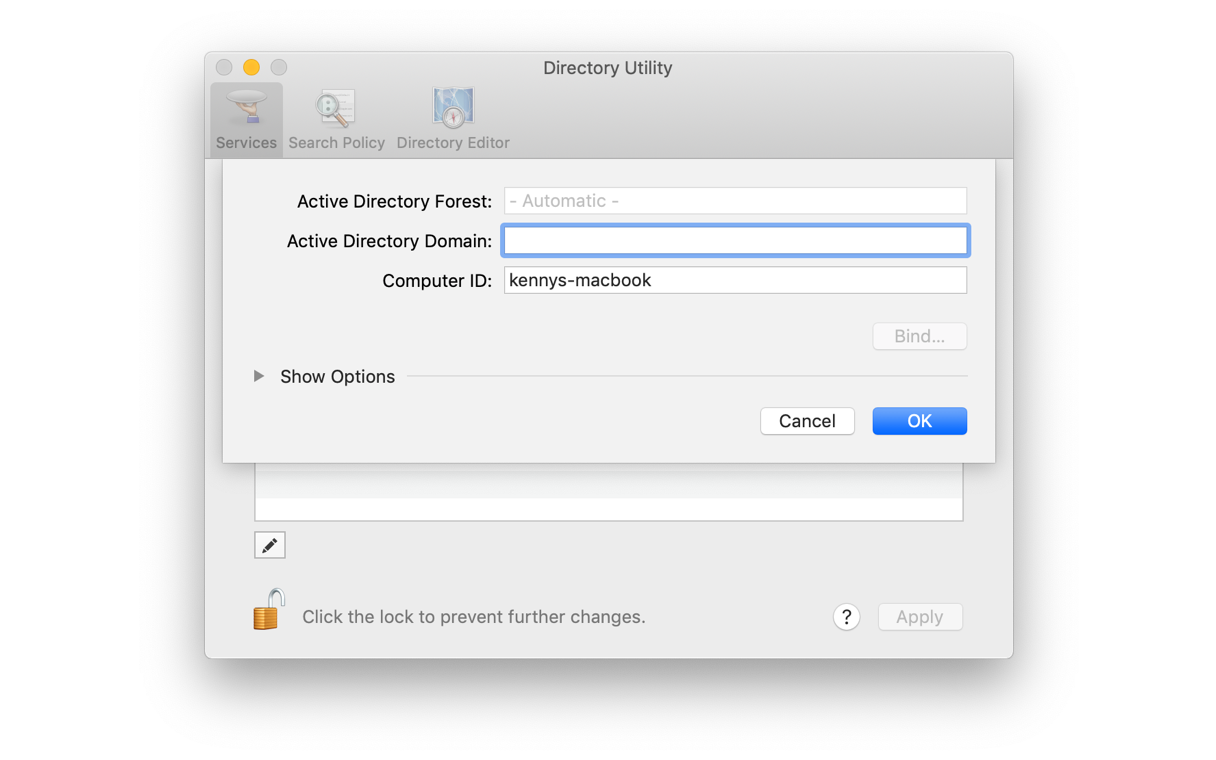 ما هو Active Directory على جهاز Mac؟ 1